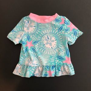 Floatimini Sand dollar Rash Guard Size 2T